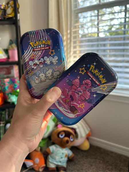 New pokemon tins just launched and I love these adorable tins! These tins have Pokemon cards and a great storage container. Theres 5 options which makes a complete set! Pokémon cards, Pokemon set, Pokemon tin, Pokemon collection, Pokemon game cards

#LTKkids #LTKfamily
