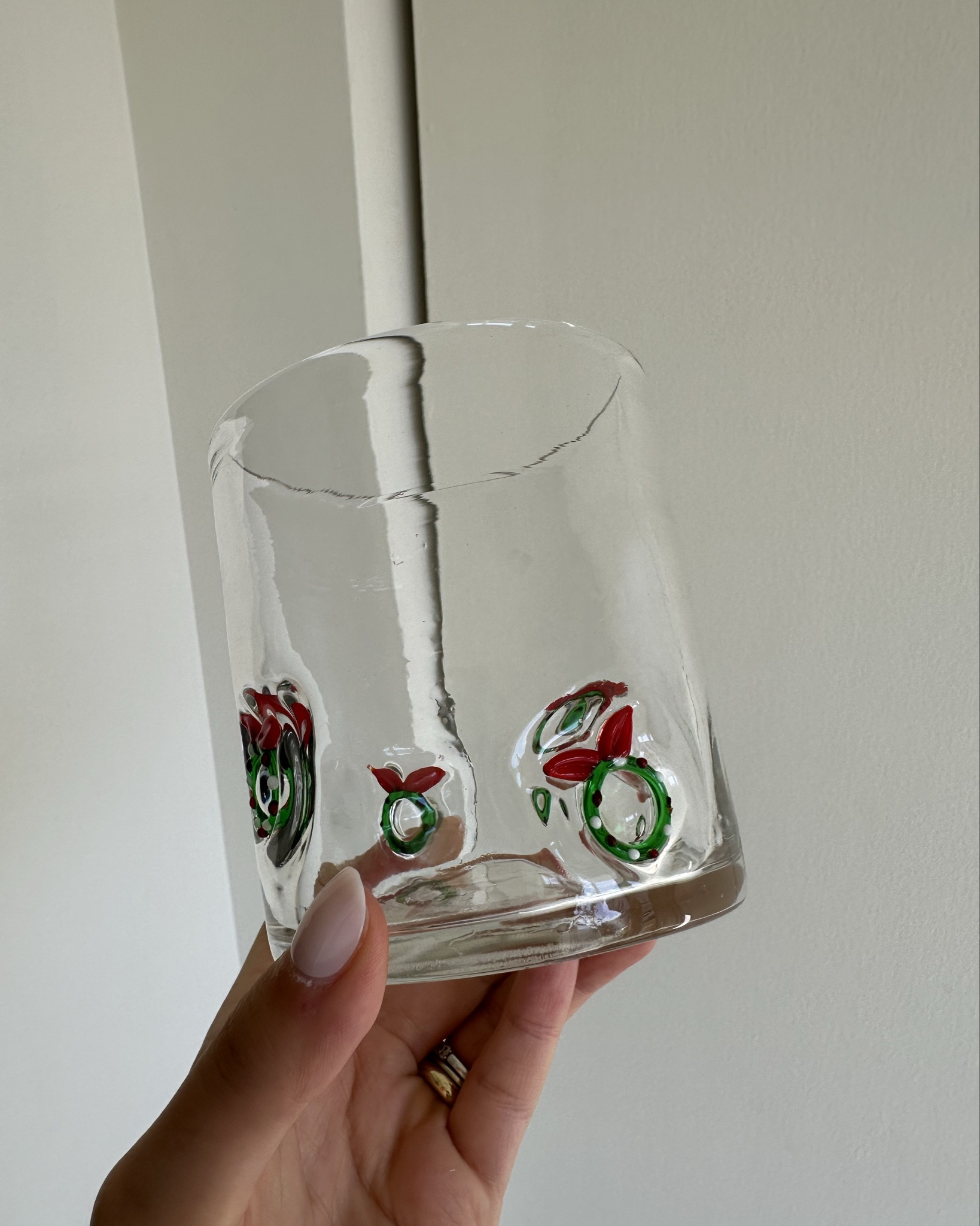 Crate & Barrel holiday order 🎄🤍 obsessed with this glassware! #holiday #christmas #crateandbarrel #holidayhomedecor #homedecor 

#LTKSeasonal #LTKHoliday #LTKHome