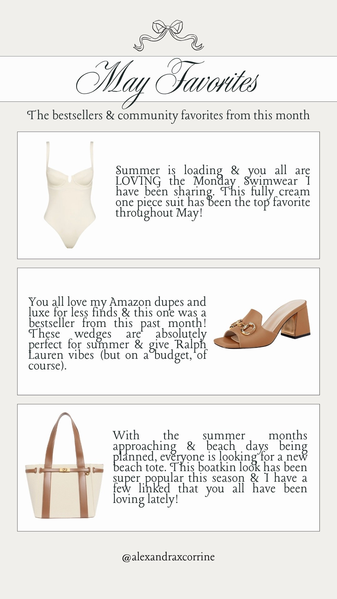 May favorites & bestsellers 🥂 The bestsellers & community favorites from this month

Summer aesthetic, summer favorites, bestsellers, chic elegant living, summer style, chic neutrals, tan and navy blue, swimwear, beach accessories, boatkin, boat tote

#LTKSeasonal