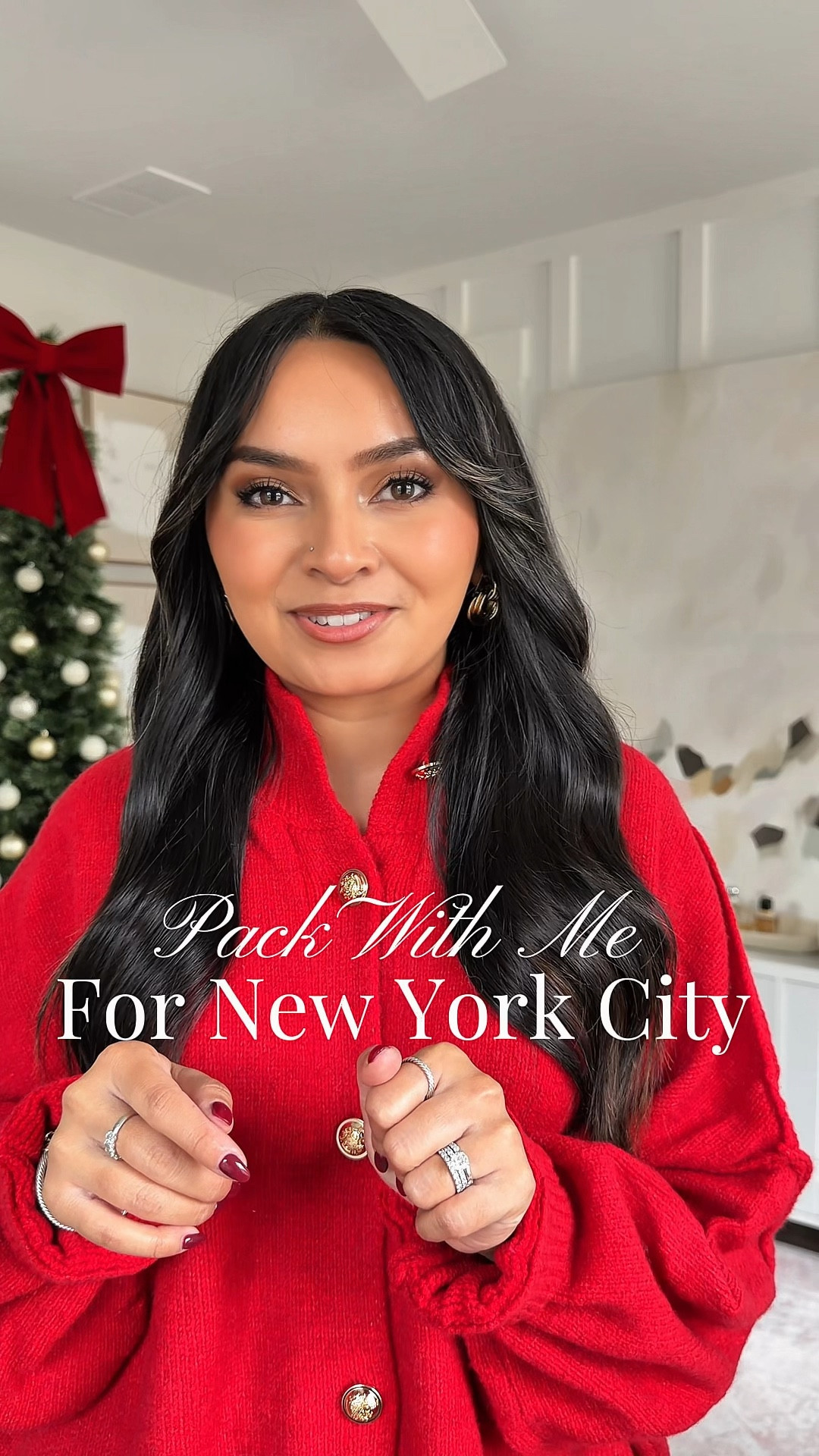 Pack with me for a cold weather trips to New York City!

Red sweater size small TTS - roomy fit 
White sneakers size 6.5 TTS 
Fleece lined tights size small TTS 
Puffer coat size xs TTS 

#LTKPetite #LTKTravel #LTKBeauty