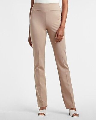 High Waisted Luxe Comfort Knit Bootcut Columnist Pant | Express