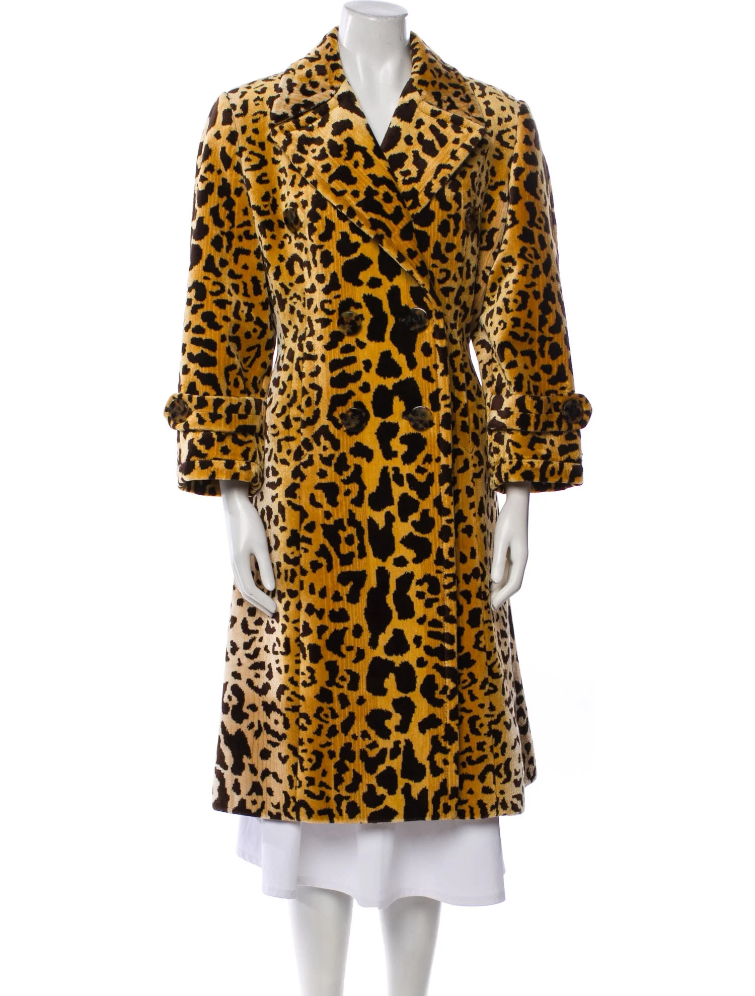 2020 Animal Print Faux Fur Coat | The RealReal