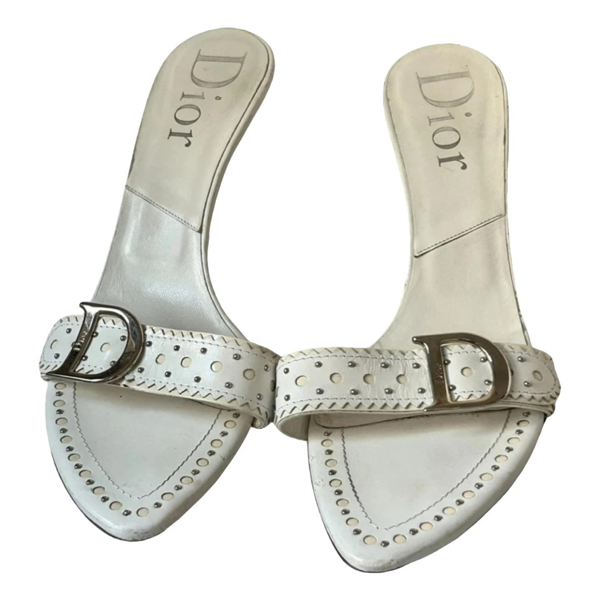 Dior Leather mules & clogs | Vestiaire Collective (Global)