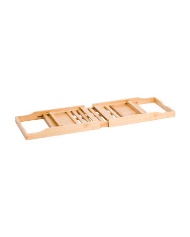 Bamboo Over Bathtub Spa Tray | TJ Maxx