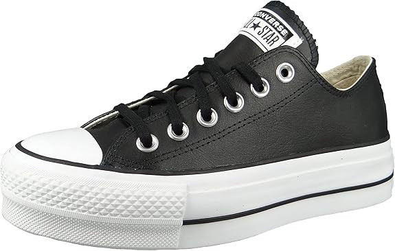 Converse Women's Chuck Taylor All Star Lift Platform Denim Fashion Sneakers | Amazon (US)