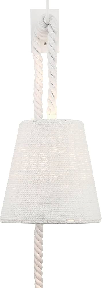 Minka Lavery 1721-44B Lodelle Wall Sconce, 1 A19 Medium E26 Socket(s), Matte White (Bulbs Not Inc... | Amazon (US)