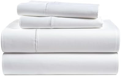 100% Egyptian Cotton Sheets King Size - Naturally Cooling & Breathable 4 Piece Silky Sateen Weave... | Amazon (US)
