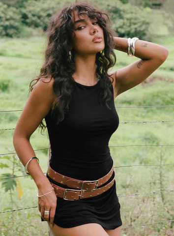 Karreey Mini Dress Black | Princess Polly US