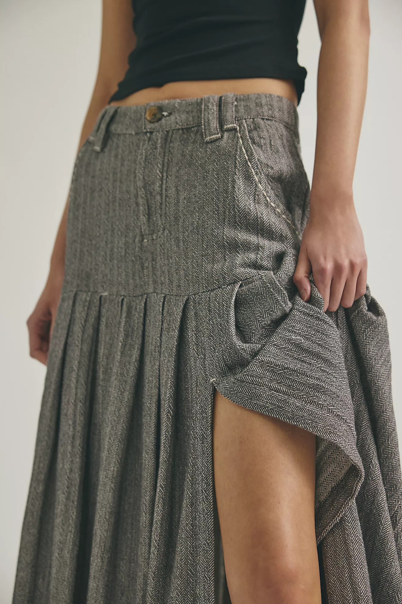 53rd Street Tailored Maxi Skirt | Free People (Global - UK&FR Excluded)
