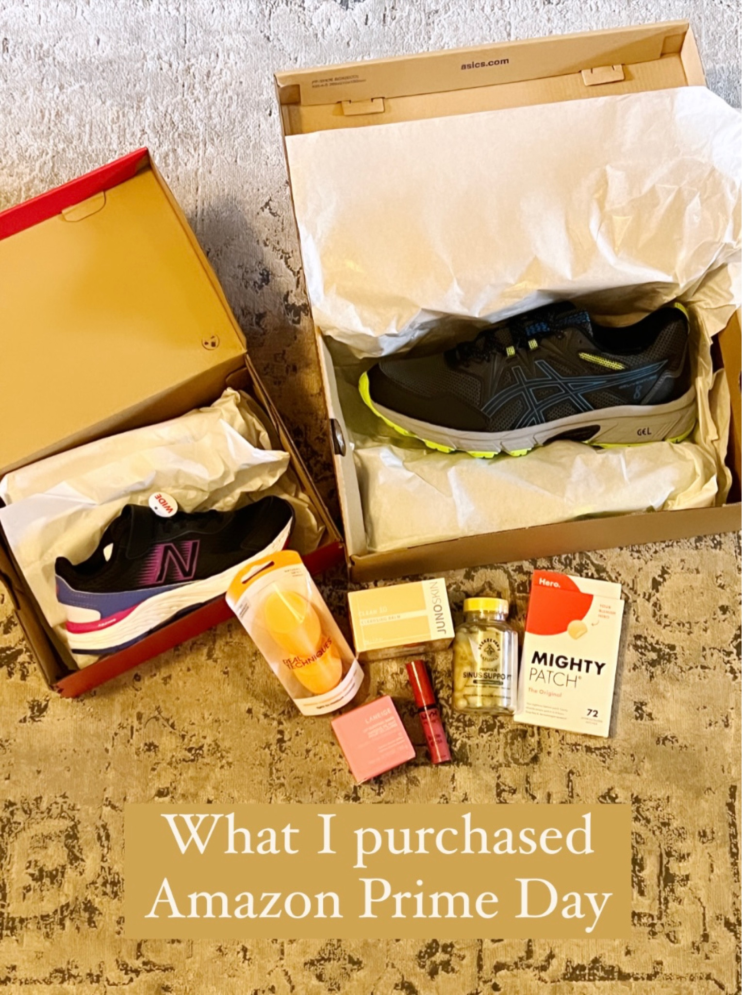 Amazon purchase, what I bought, Amazon Prime day deals, Amazon finds, back to school, sneakers, Amazon beauty, Makeup sponge, Mighty patch, Lip sleeping mask, Juno makeup remover balm, Bee Naturals, sinus relief, NYX butter gloss

#LTKBacktoSchool #LTKkids #LTKbeauty