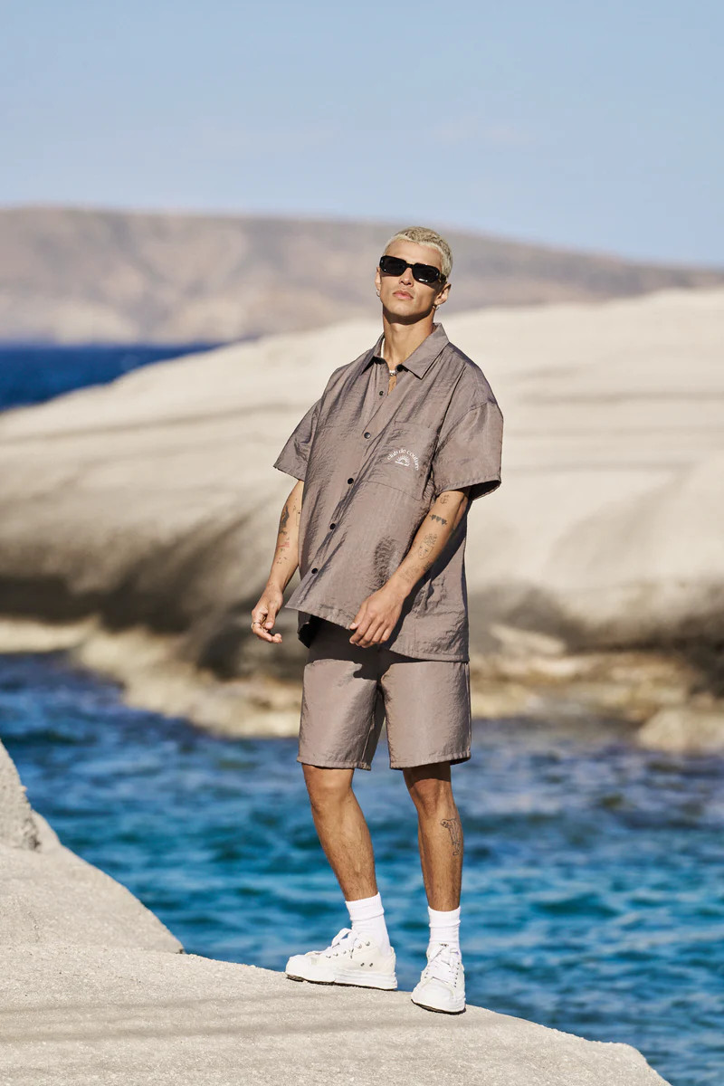 CLUB DE COUTURE RELAXED SHIRT - MINK | The Couture Club