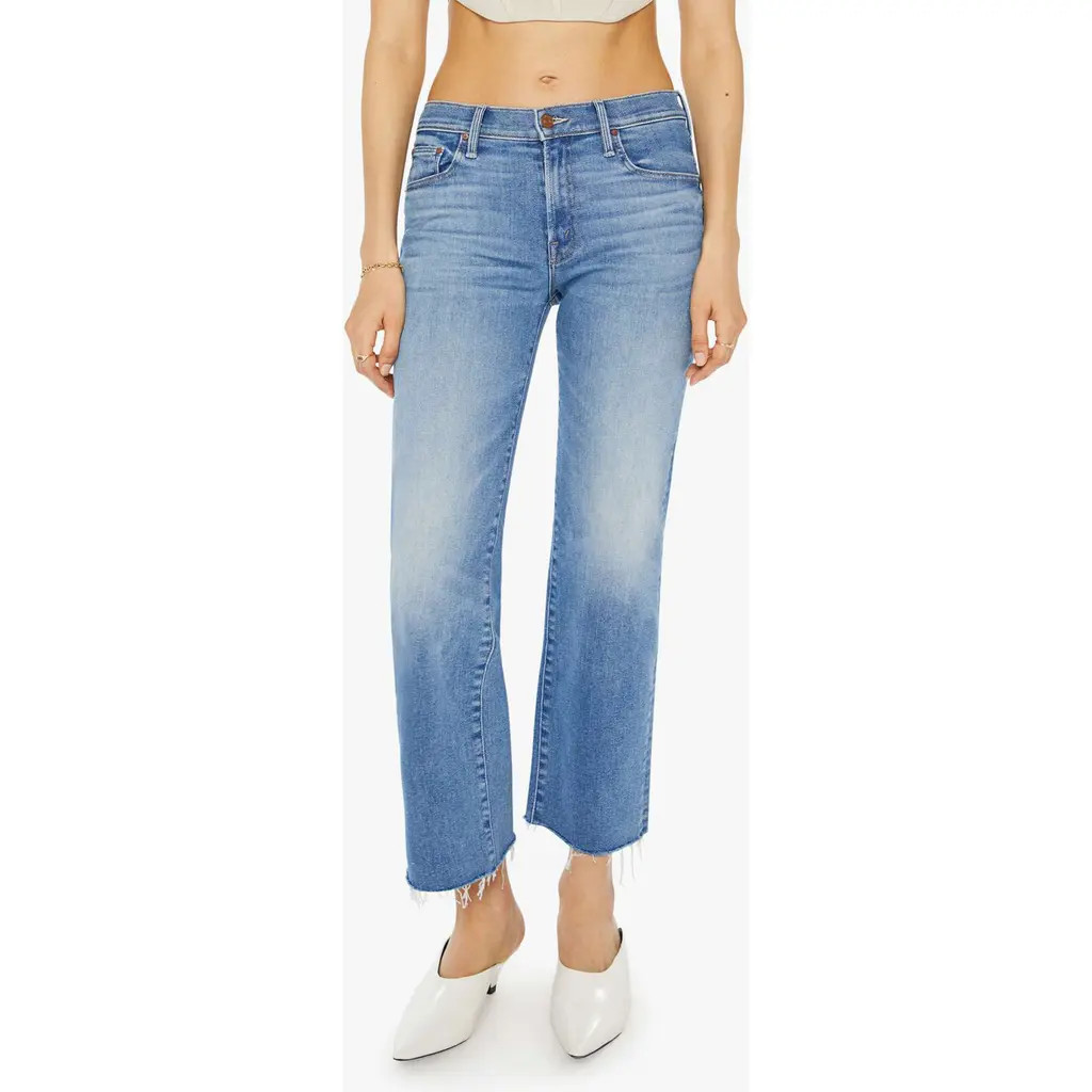 MOTHER The Rambler Ankle Wide Leg Jeans in Enjoy The Ride at Nordstrom, Size 28 | Nordstrom