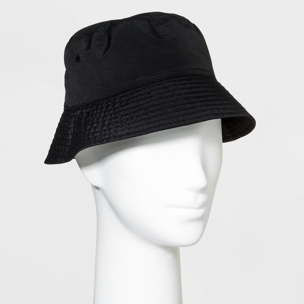 Women's Nylon Bucket Hat - Wild Fable Black | Target