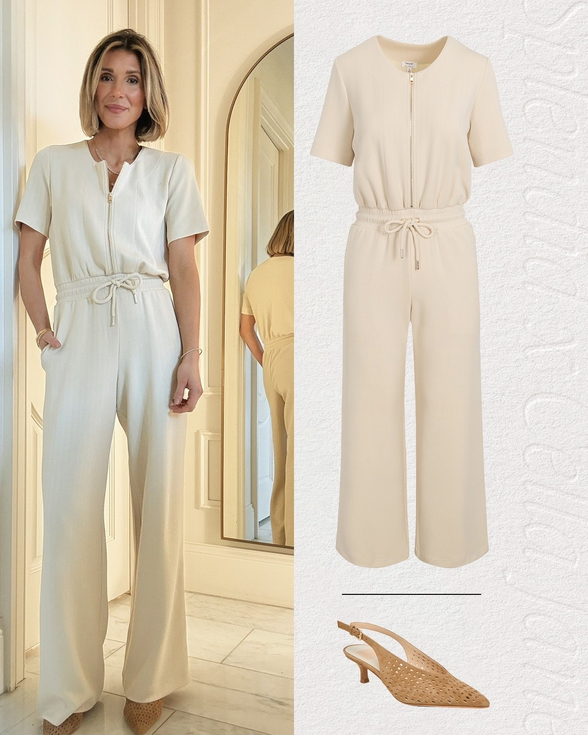 The ultimate grab-and-go piece 🤍 This jumpsuit is crafted from Limited Edition Rib Scuba fabric, giving a polished finish to an otherwise casual silhouette.

#LTKootd #LTKSeasonal