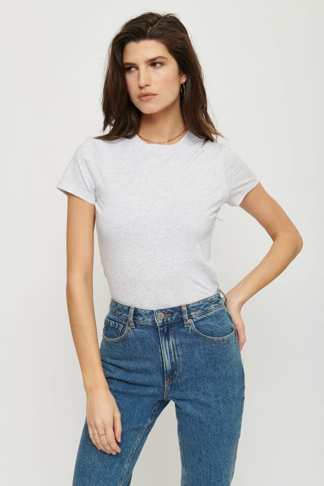 Melrose Cotton Baby Tee | Dynamite Clothing