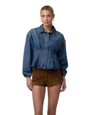 Blank Nyc Women's Collared Neck Jacket - Off The Hook | Macy's