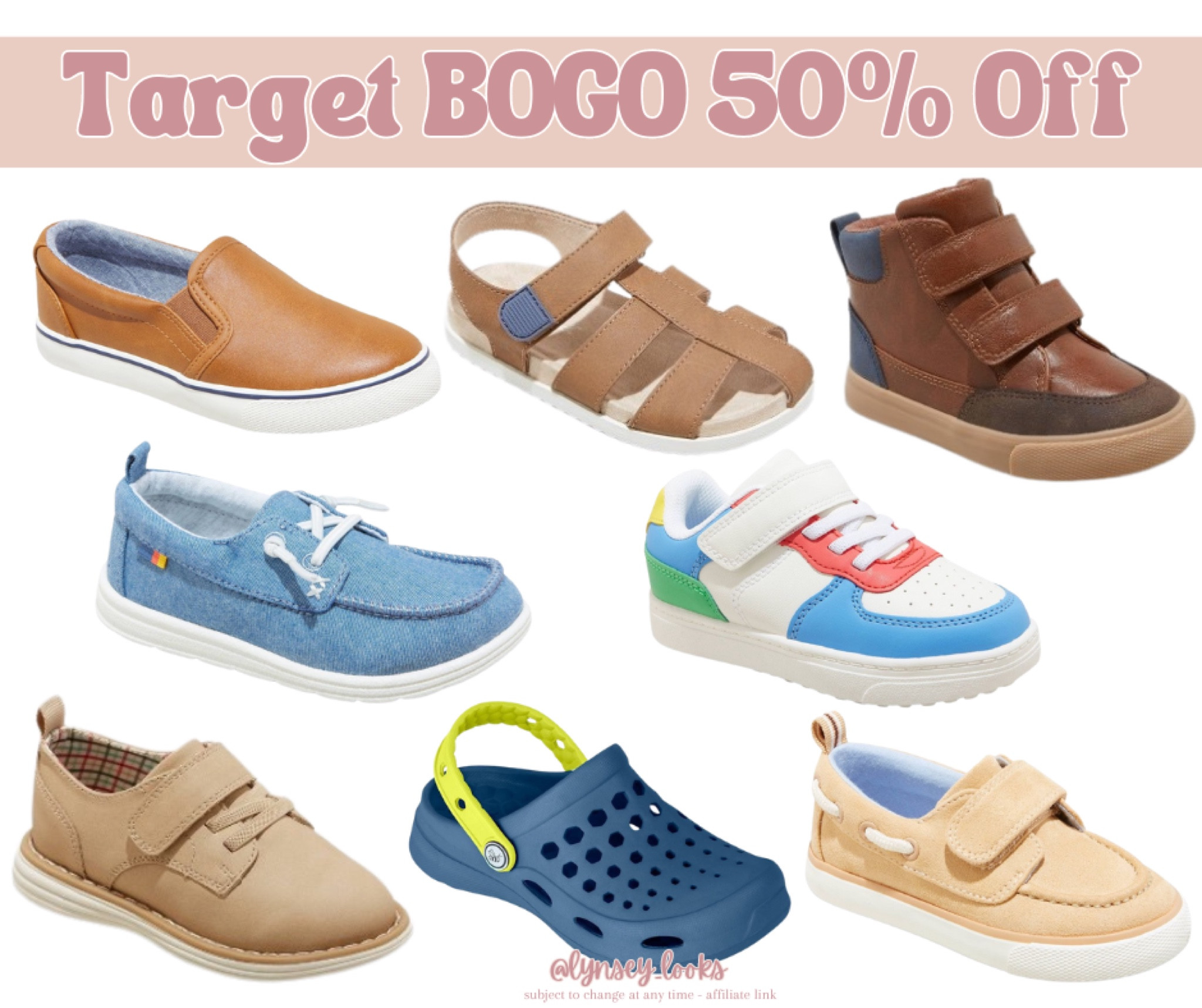 Target BOGO 50% Off - Toddler Boy 

Toddler Bot | Target | Target Sale | Target Shoes | Boy Shoes | Toddler Shoes | Sale | Shoe Sale 

#LTKbaby #LTKsalealert #LTKkids