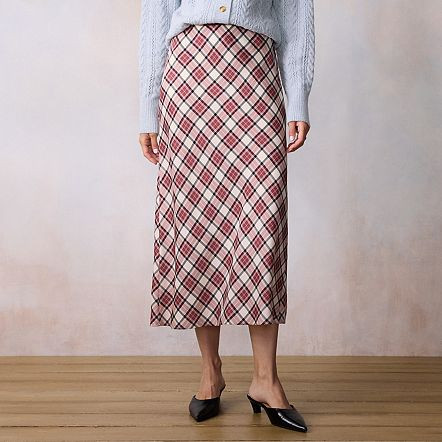 Women's LC Lauren Conrad Midi Slip Skirt, Size: XL, Garland Green | Kohl's