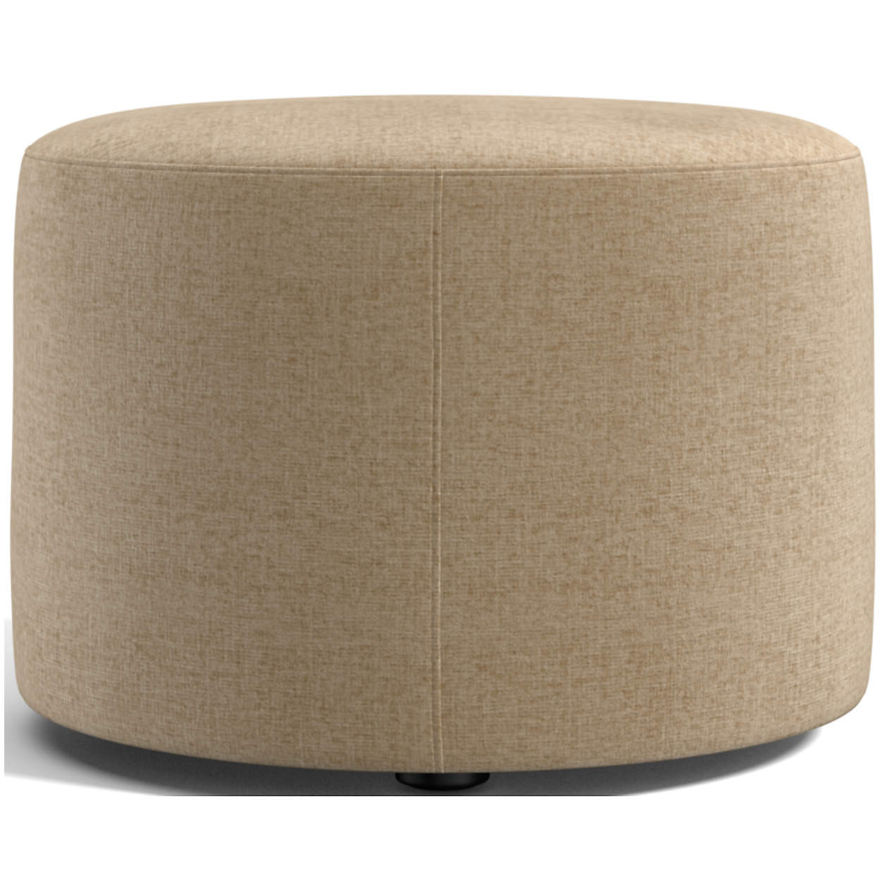 Highland 22" Round Ottoman + Reviews | Crate & Barrel | Crate & Barrel