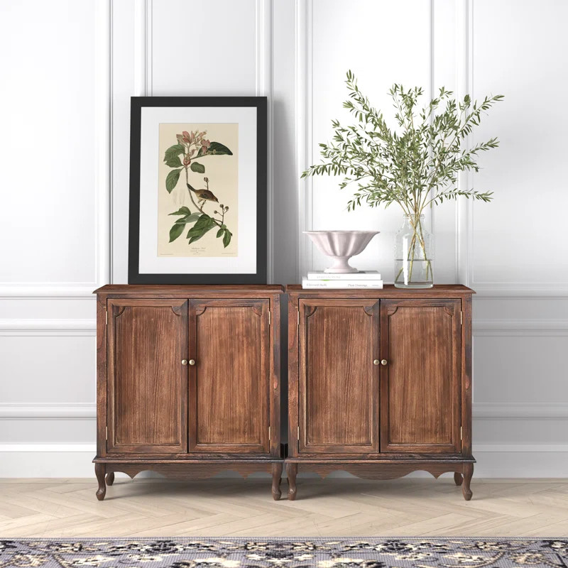 Arshawn Solid Wood Accent Cabinet | Wayfair North America