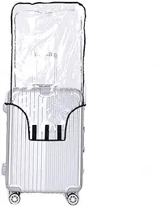 JenKin Luggage Protector Suitcase Cover PVC Waterproof Travel Suitcase Fits Most 20" to 30"(24") | Amazon (US)