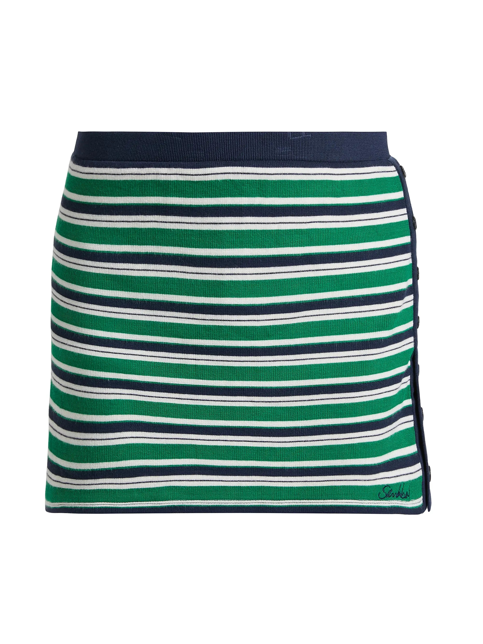 SIMKHAI Franky Striped Knit Miniskirt | Saks Fifth Avenue | Saks Fifth Avenue