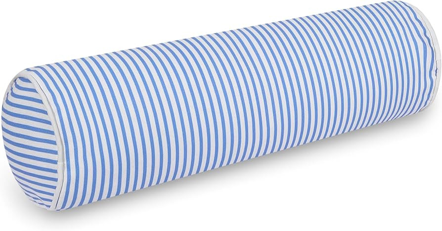 Hofdeco Premium Coastal Patio Indoor Outdoor Bolster Pillow Cover Only, 6"x20" Water Repellent fo... | Amazon (US)