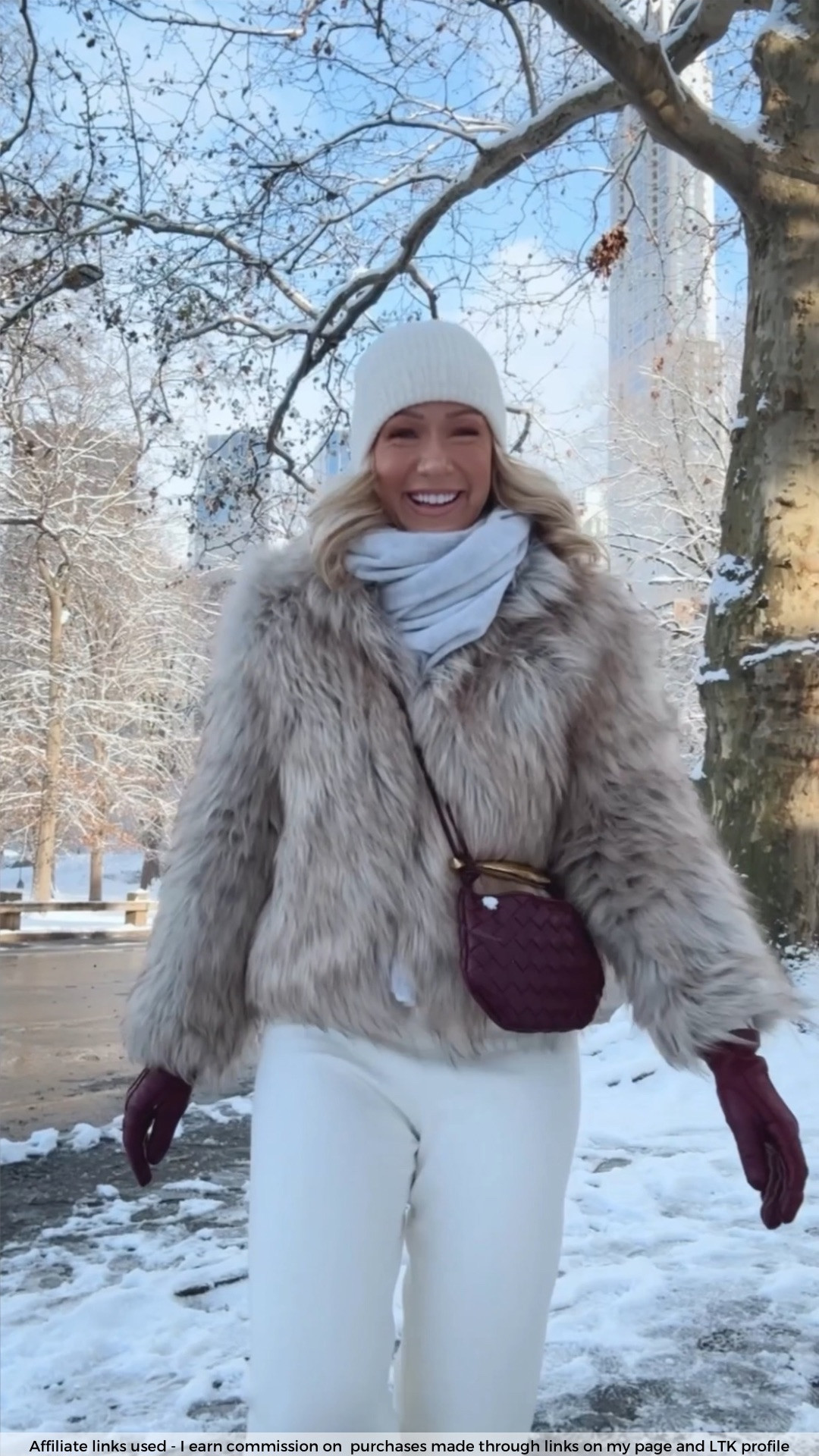 Cute casual everyday winter outfits

Faux fur coat
NYC outfit sightseeing travel day outfit 
Warm outfits for winter 