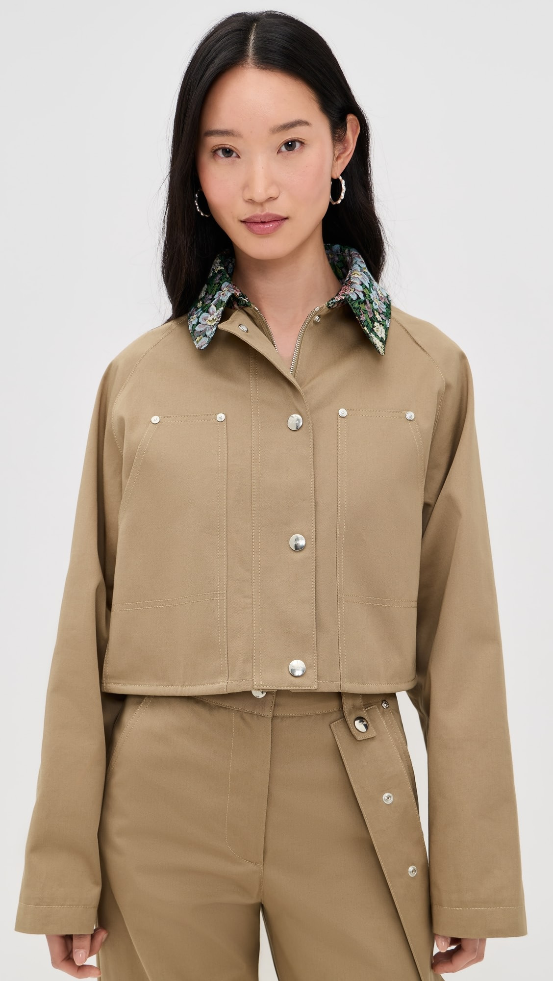 Brocade Collar Jacket | Shopbop