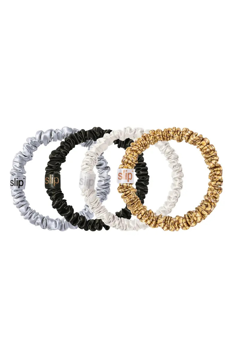 Medusa Nights Pure Silk Skinny Scrunchie Set | Nordstrom