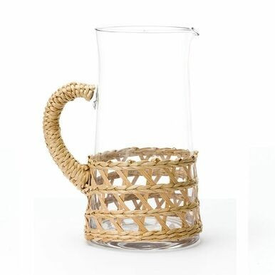 Amanda Lindroth Large Island Wrapped Pitcher, Natural | Monkee's of Mount Pleasant