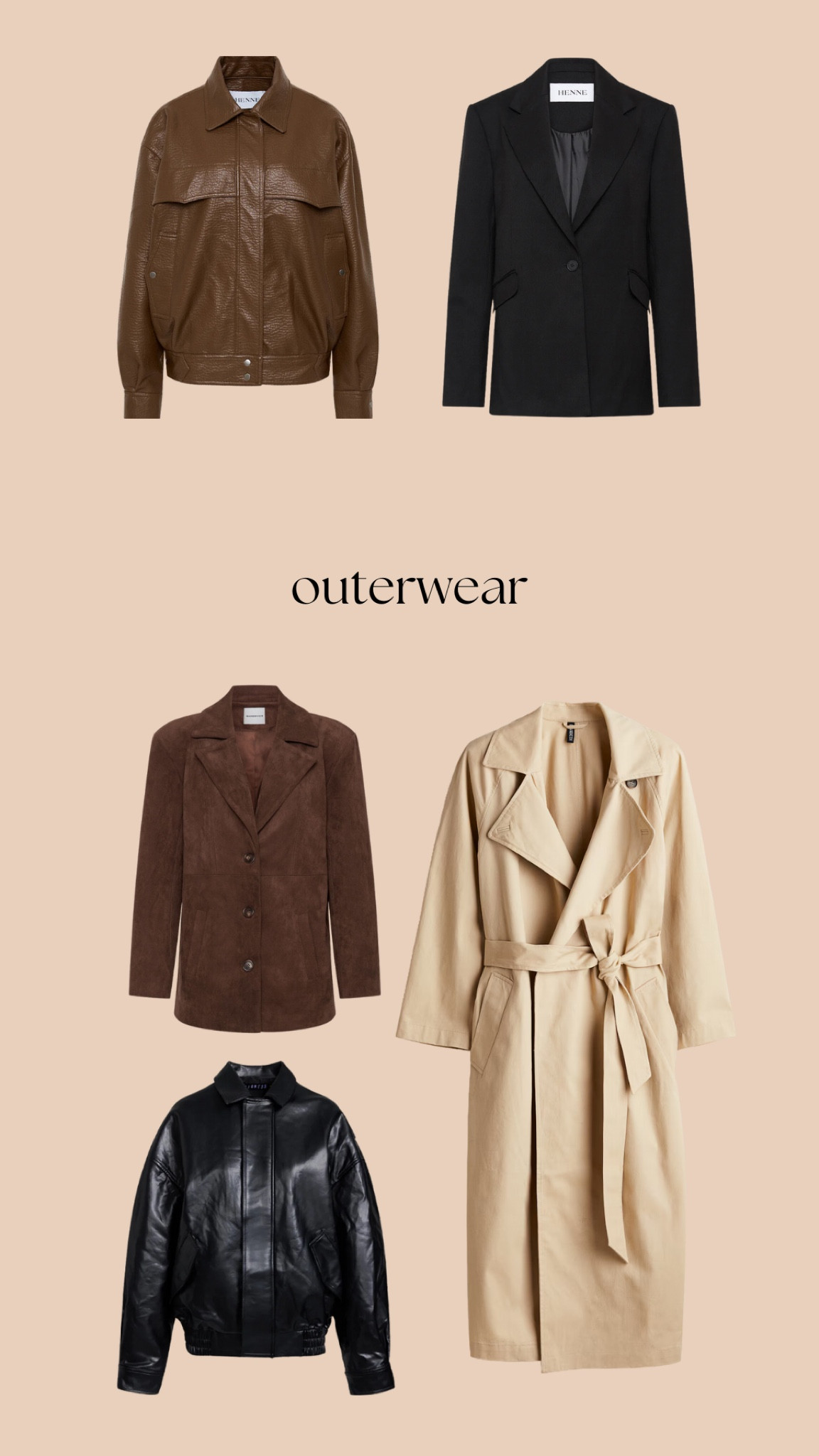 OUTERWEAR EDIT. It’s getting cooler, time to get ready for winter.

#LTKstyletip #LTKaustralia