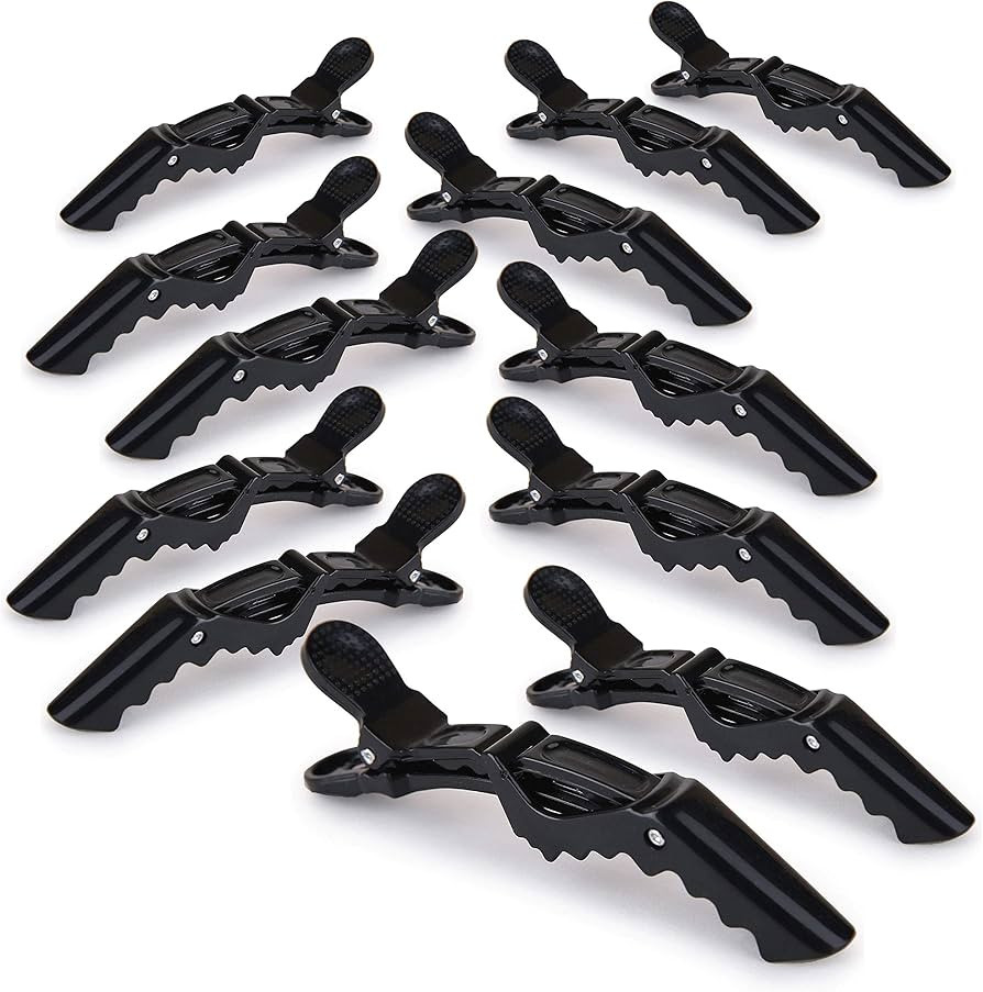Deke Home Women styling hairclip - 12 pcs professional alligator plastic hair sectioning clips - ... | Amazon (US)