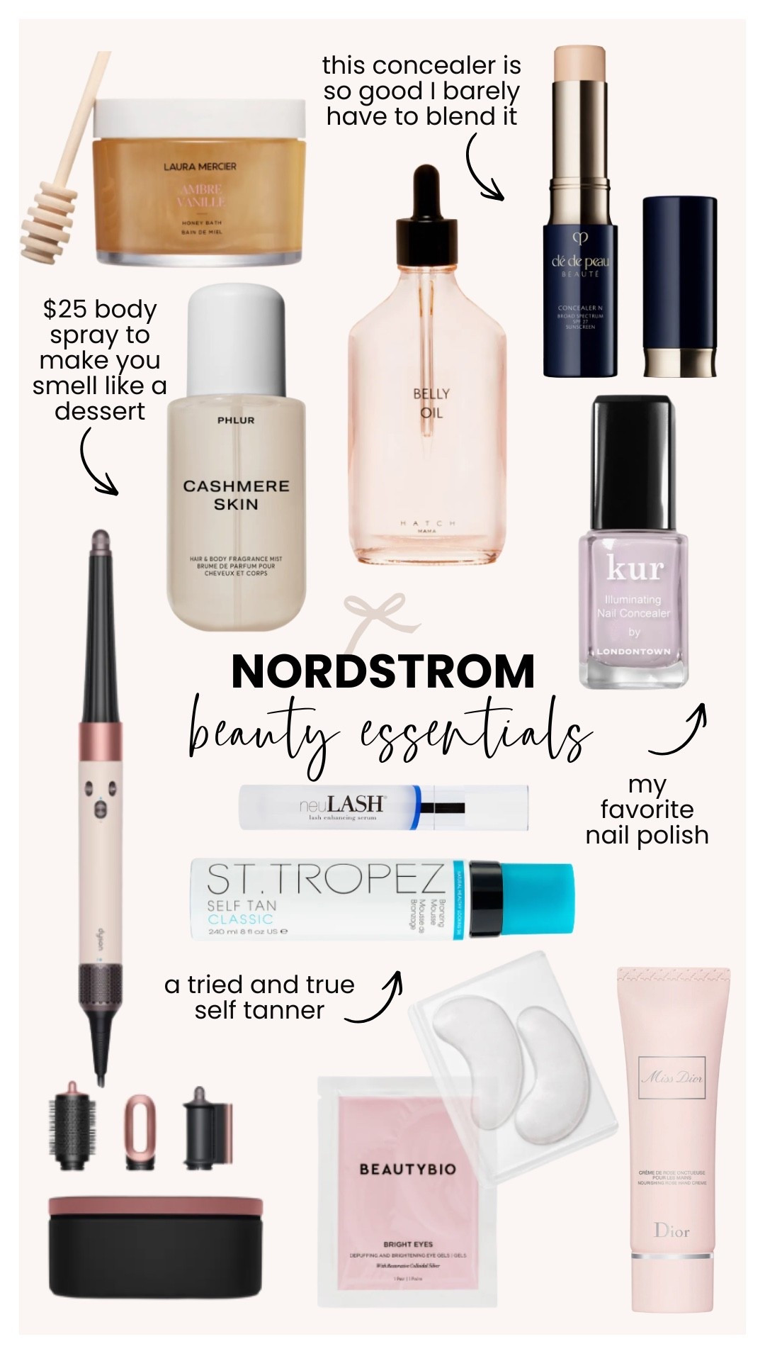 A few of my favorite beauty products that you can get a Nordstrom! I love the Dyson air wrap, kur nail polish, and belly oil that I like to use as a full body moisturizer after the shower. Products I’ve repurchased because they are just that good! 

@nordstrombeauty #nordstrompartner

#LTKFindsUnder100 #LTKSeasonal #LTKBeauty