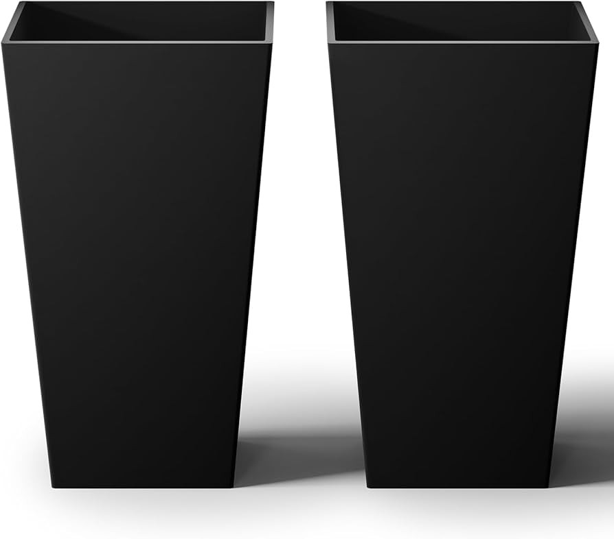SnugNiture Taper Tall Planters 30 Inch Set of 2, Large Planter for Indoor Outdoor Plants, Modern ... | Amazon (US)