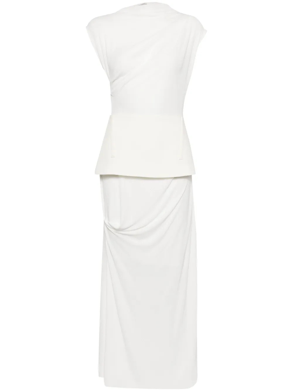 CHATS BY C.DAM Yufu Midi Dress | White | FARFETCH | Farfetch Global