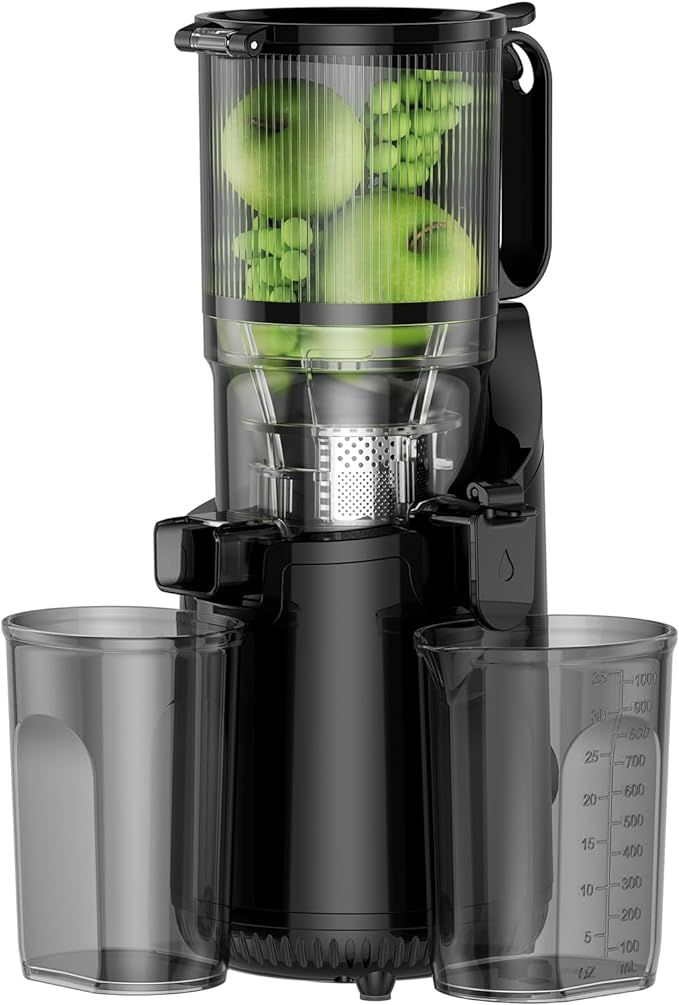 Cold Press Juicer, Amumu Slow Masticating Machines with 5.3" Extra Large Feed Chute Fit Whole Fru... | Amazon (US)