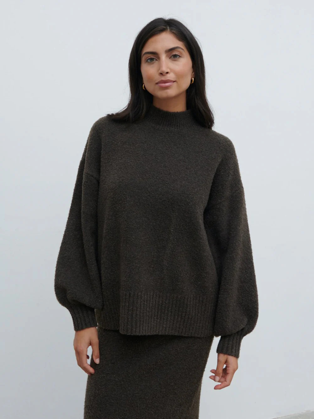Camille Balloon Sleeve Knit Jumper | Pretty Lavish (UK)