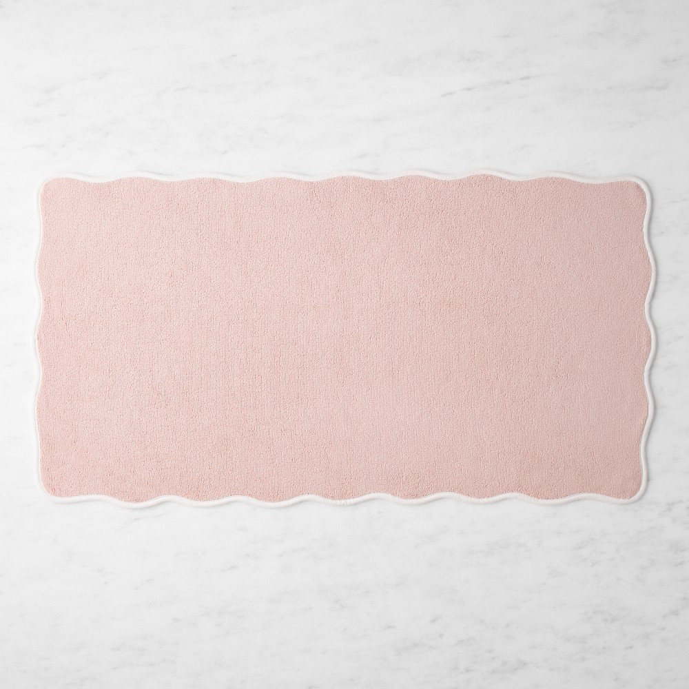 AERIN x Williams Sonoma Home Scallop Bath Mat | Williams-Sonoma