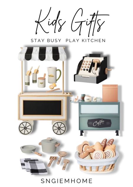 Give the gift of imaginary play with this cute Hearth and home kitchen, coffee and ice cream Stand set up. 

#LTKkids #LTKHoliday #LTKGiftGuide