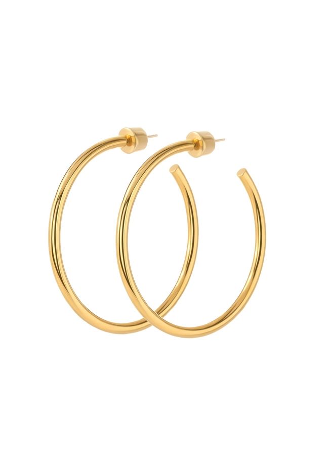 Christina Caruso Wire Hoop Earring | St. John Knits