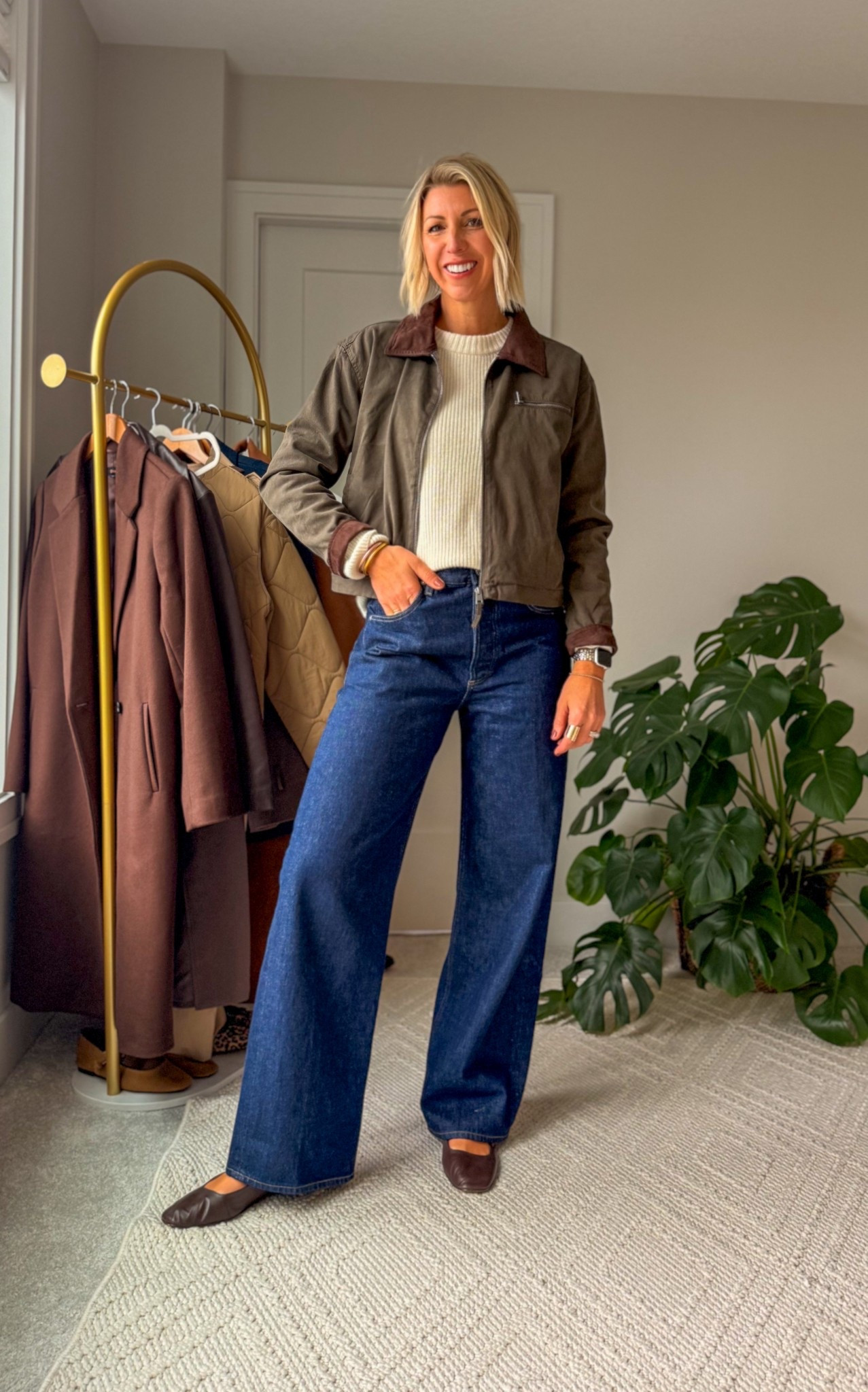 The barn jacket is your go to every day option. It’s the perfect blend of casual and refined I sized up to a medium to be able to lay in the colder months.

#LTKOver40 #LTKStyleTip #LTKWorkwear