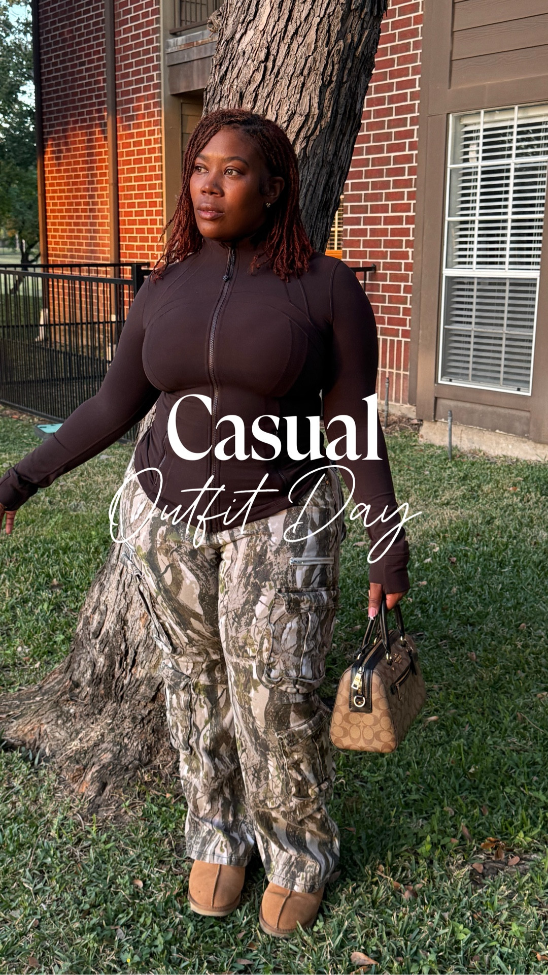 Casual day uniform in full effect. These cargos hit every single time and the fit is chef’s kiss. Wearing a large in the pants and my usual size up top. Everything is linked for easy shopping. 

#LTKPlusSize #LTKgrwm #LTKootd