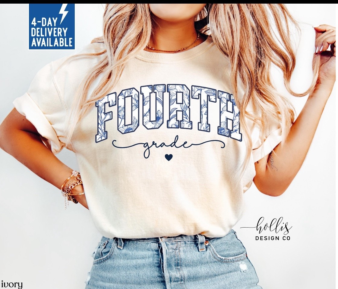 50% off 🎉

Fourth Grade Teacher Shirt Comfort Colors 4th Grade Teacher Floral T-Shirt Fourth Grade Teacher Gift Elementary Teacher Shirts

#LTKSaleAlert #LTKStyleTip