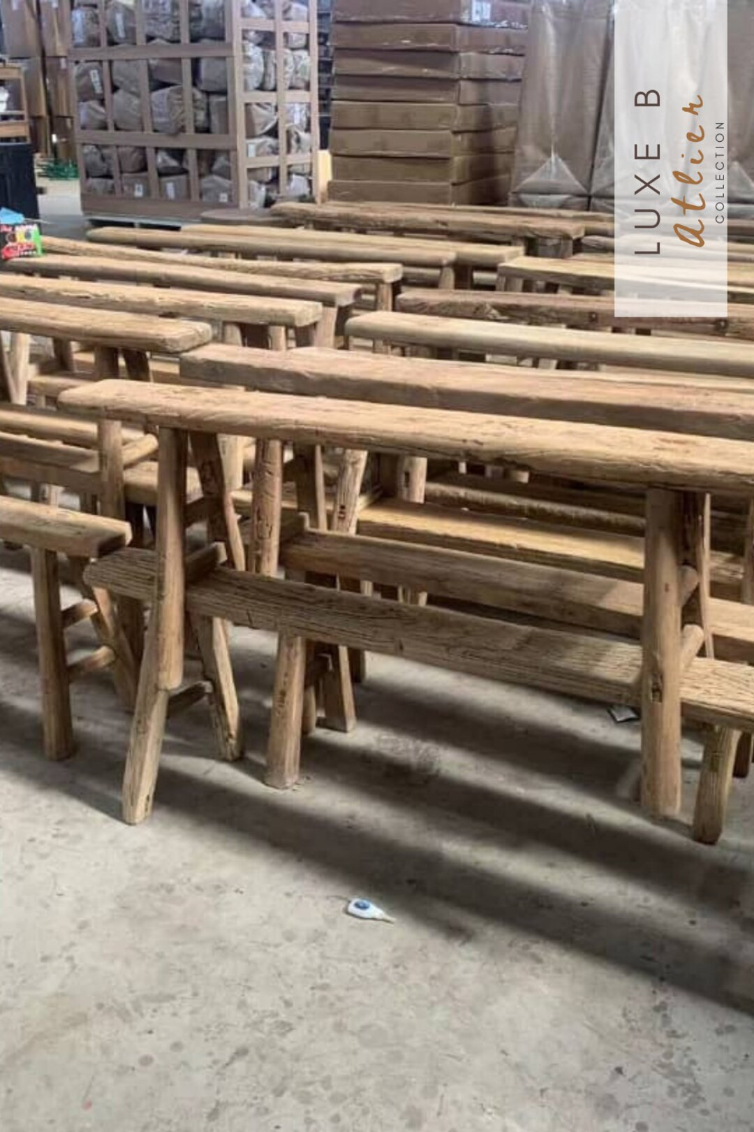 Bench Vintage Skinny Wooden Stool Old Chinese Elm Wood Antique - Etsy | Etsy (US)