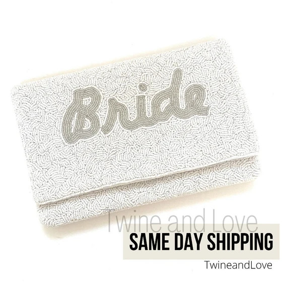 BRIDAL Gift for Bride Bride Clutch Purse Gift for Bride | Etsy | Etsy (US)