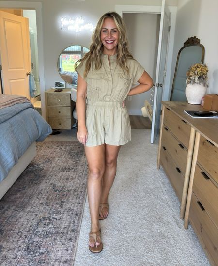 This utility romper is to die for!! I’m wearing a Small petite! It comes in a few other colors! 

#LTKFindsUnder100 #LTKStyleTip #LTKFindsUnder50