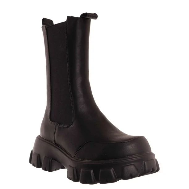 Calf High Chelsea Unisex Dress Boots | Walmart (US)