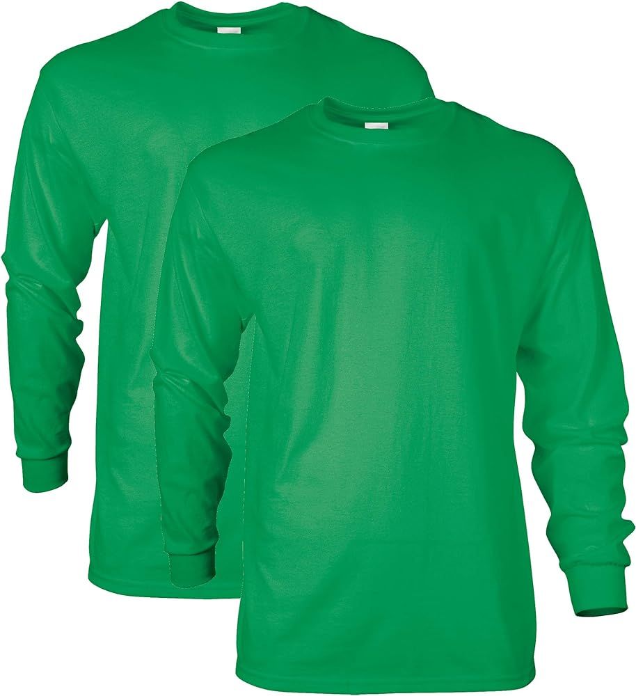 Gildan Unisex-Adult Ultra Cotton Long Sleeve T-Shirt, Style G2400, Multipack | Amazon (US)