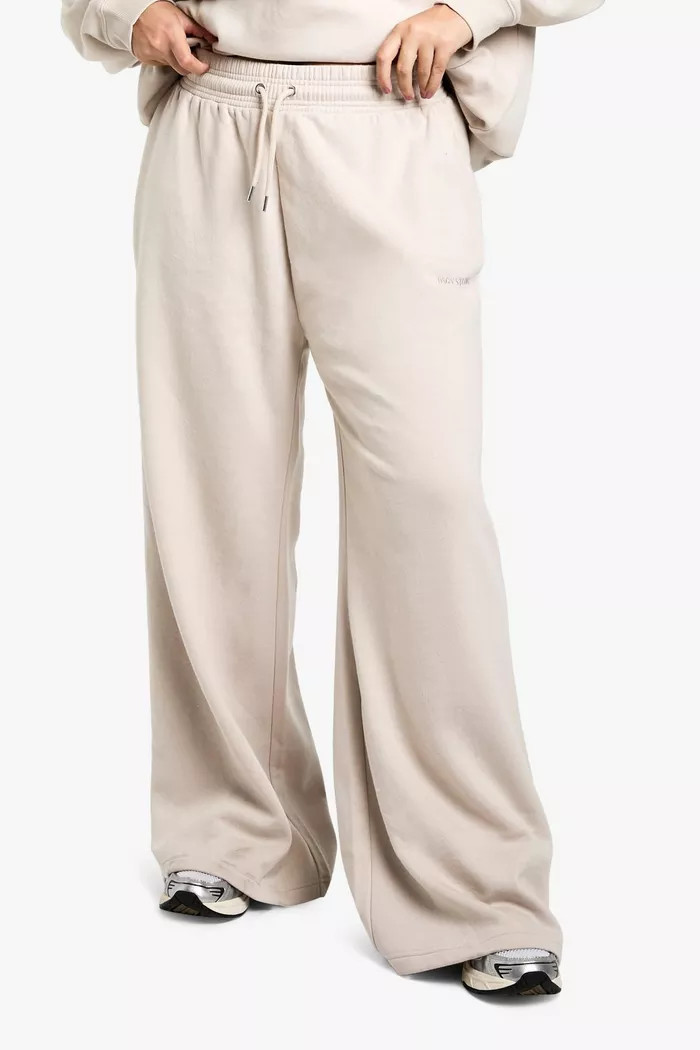 Plus Dsgn Studio Embroidered Wide Leg Jogger | boohoo (US & Canada)